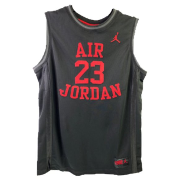 NIKE JORDAN 23 Legacy Mesh Black Red Basketball - Picture 1 of 10